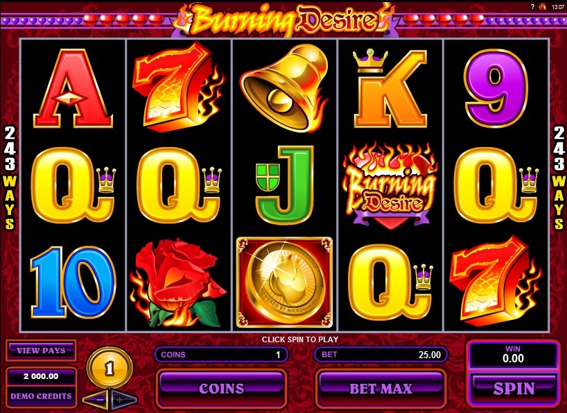 Burning Desire Slot Machine