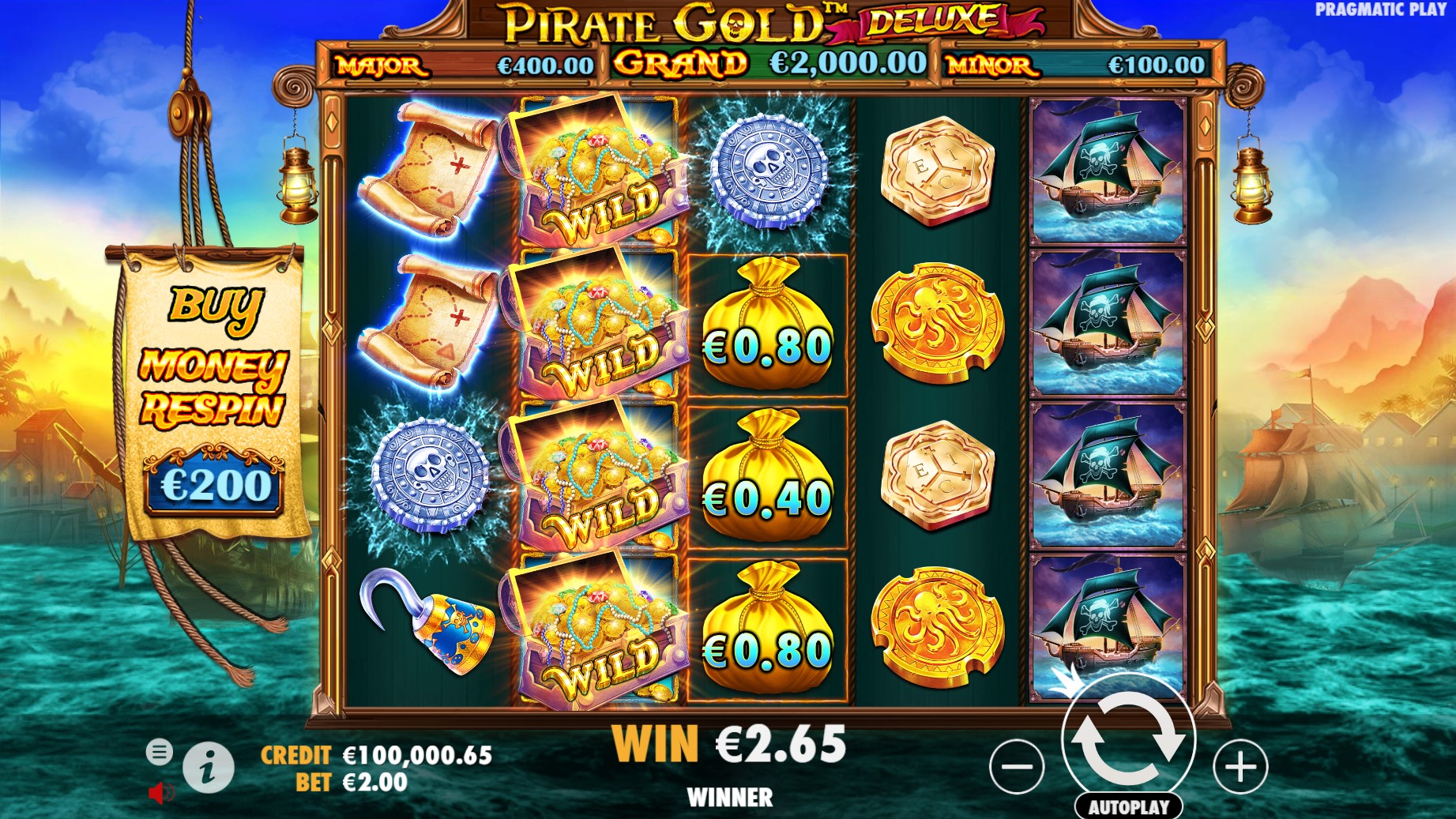 Pirate Gold Deluxe Slot Online