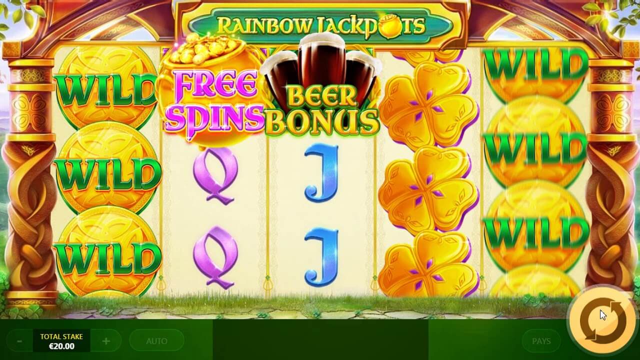 Rainbow Jackpots Slot Bonus
