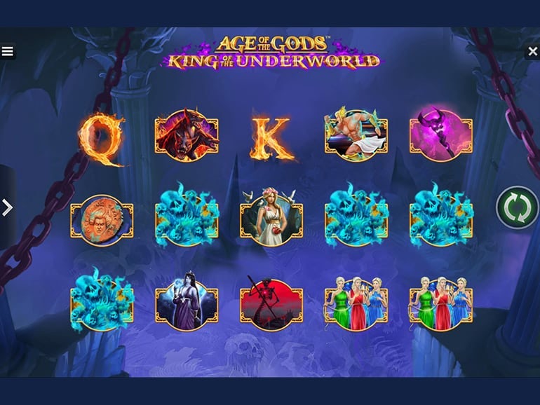 Age of the Gods: King of the Underworld Slot Gameplay