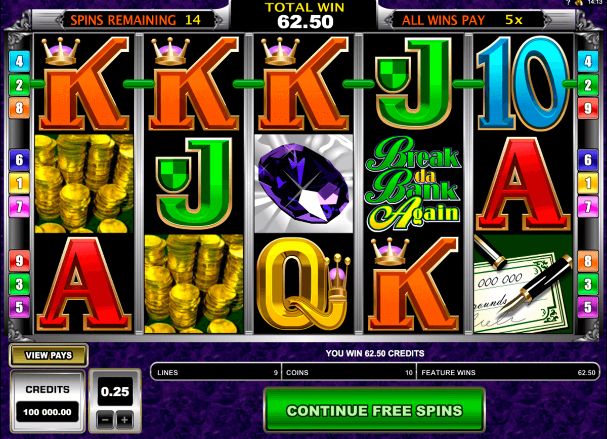 Break Da Bank Again Casino Games