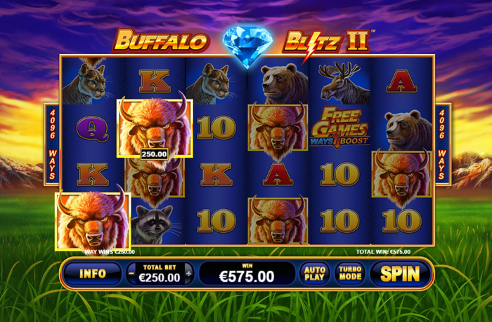 Buffalo Blitz 2 Slot Gameplay