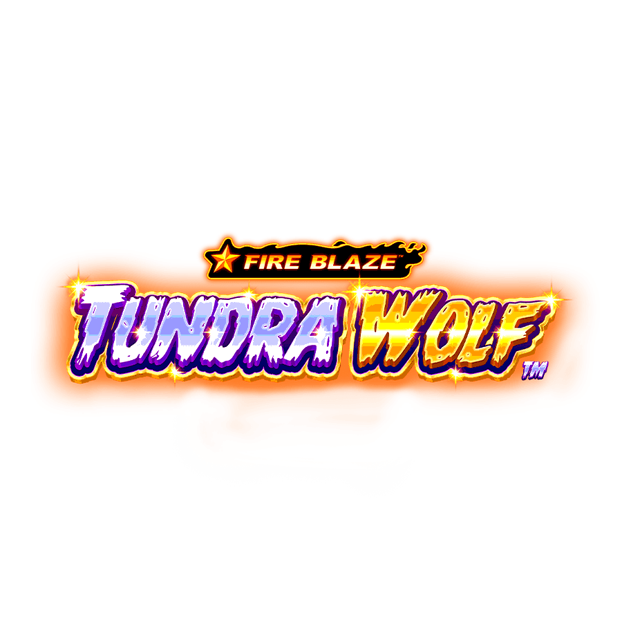 Fire Blaze Tundra Wolf Slot Banner