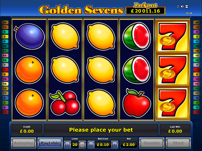 Golden 7s Slots Games