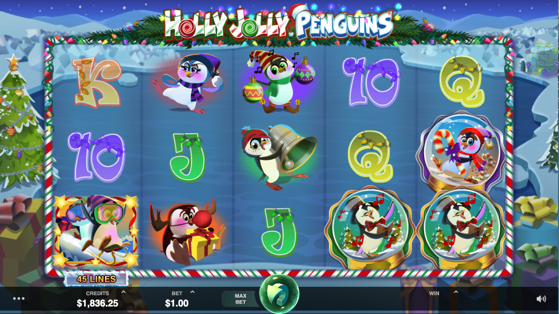 Holly Jolly Penguins Slot Game