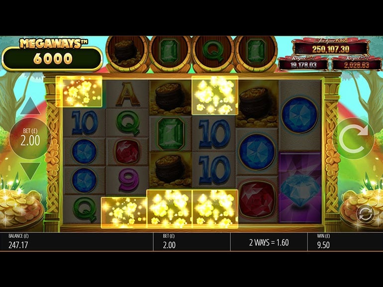 Irish Riches Megaways Jackpot King Slots Game
