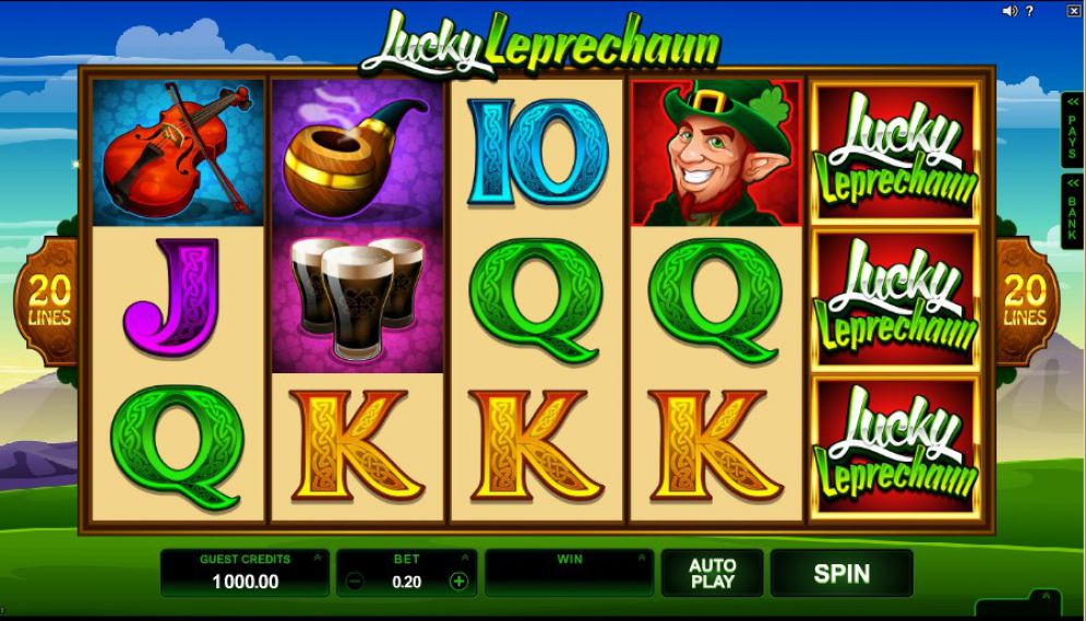 Lucky Leprechaun gameplay casino