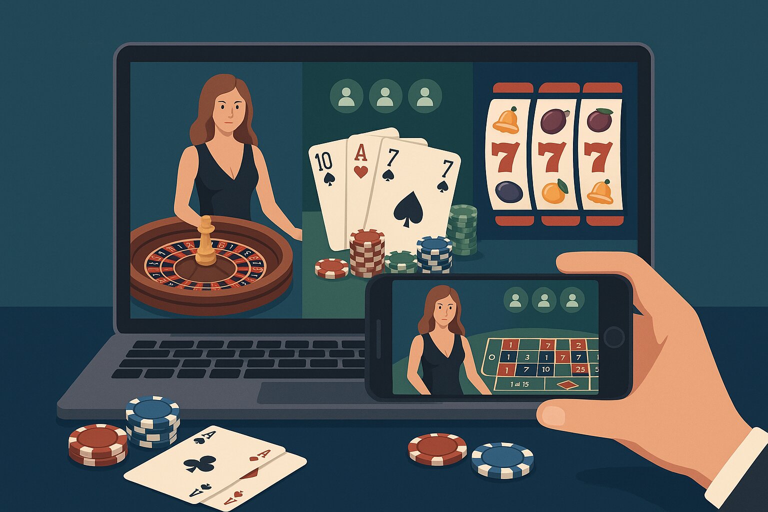 Multiplayer Casino Games Online: Play Live Roulette, Poker & Slots