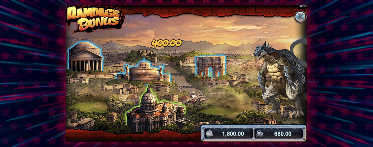 Rampage Riches Slot Bonus