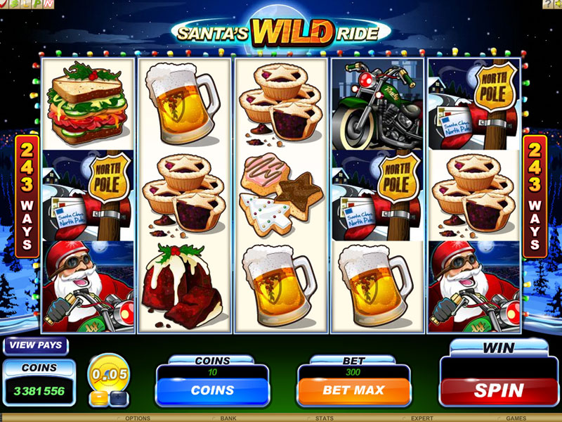 Santa’s Wild Ride Free Slots