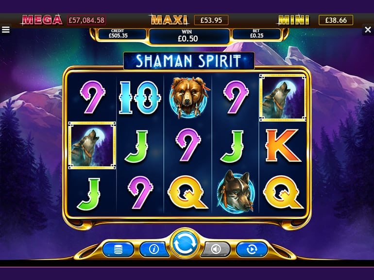 Shaman Spirit Jackpot Slots