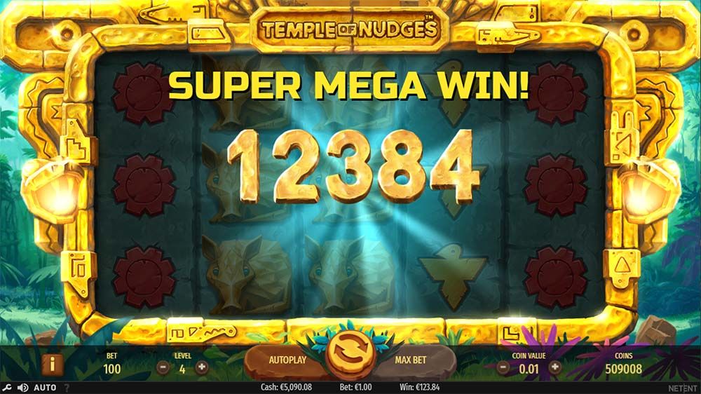 Temple of Nudges Slot Mega Win