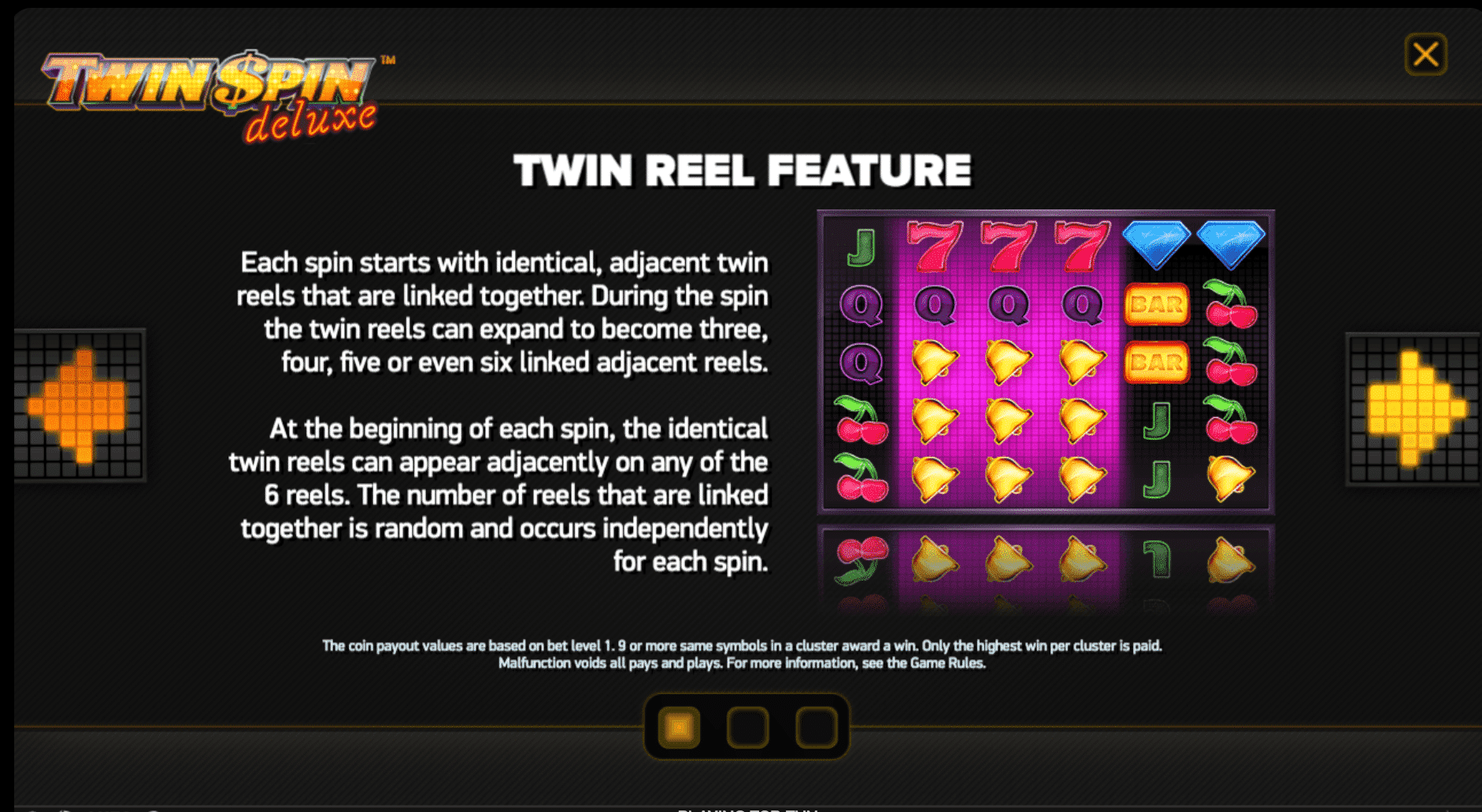 Twin Spin Deluxe Twin Reels slot