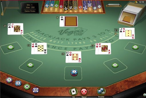 Vegas Strip Blackjack Game