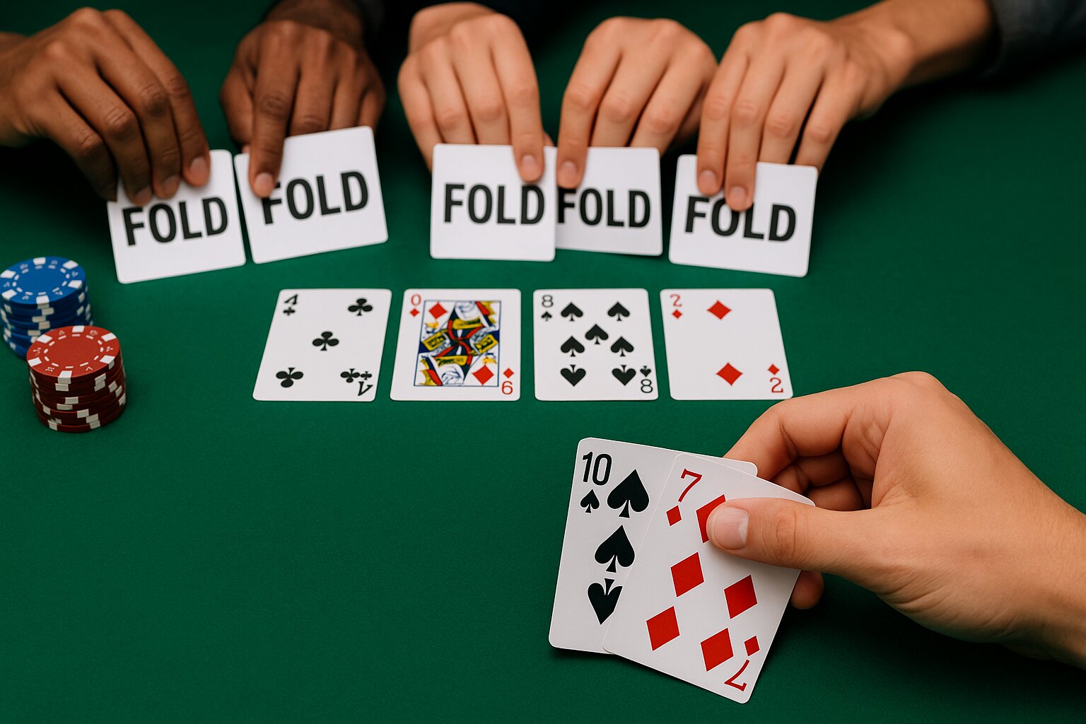What Happens If Everyone Folds in Poker? Rules & Outcomes Explained