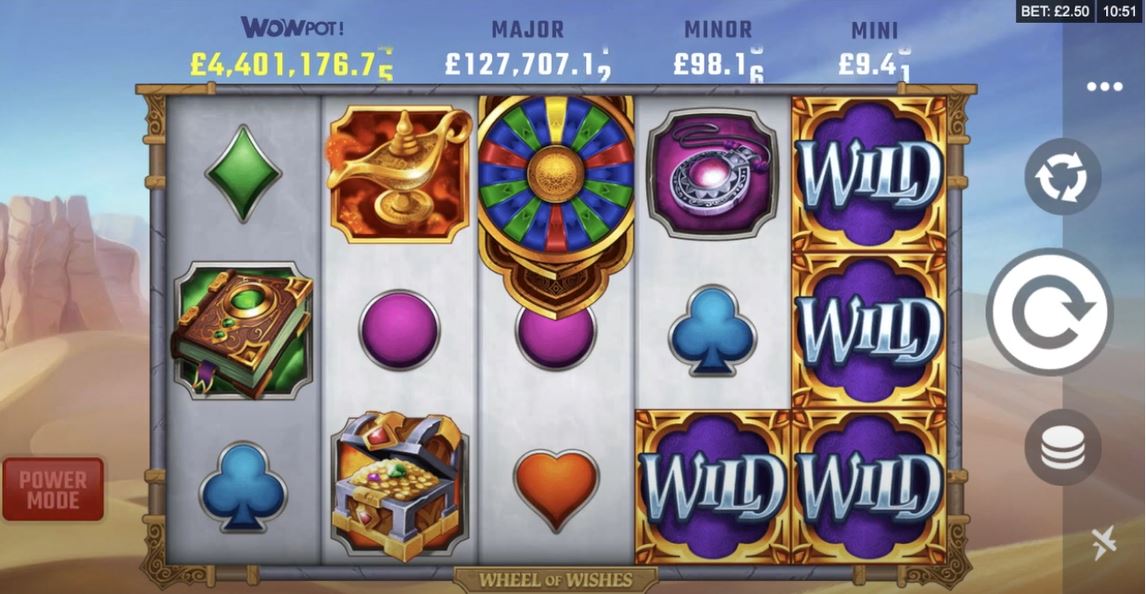 Wheel of Wishes Slot Gameplay