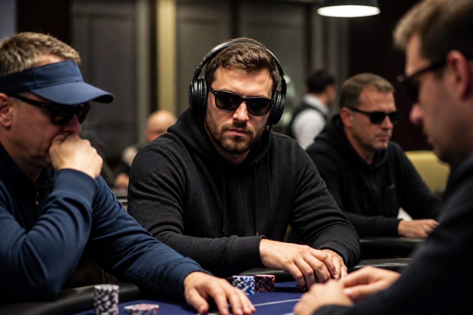 Why Do Poker Players Wear Sunglasses, Visors or Headphones?