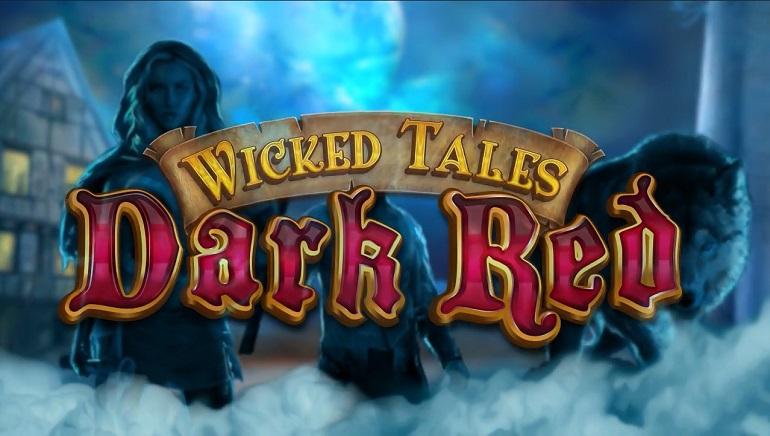 Wicked Tales Dark Red Slot Banner